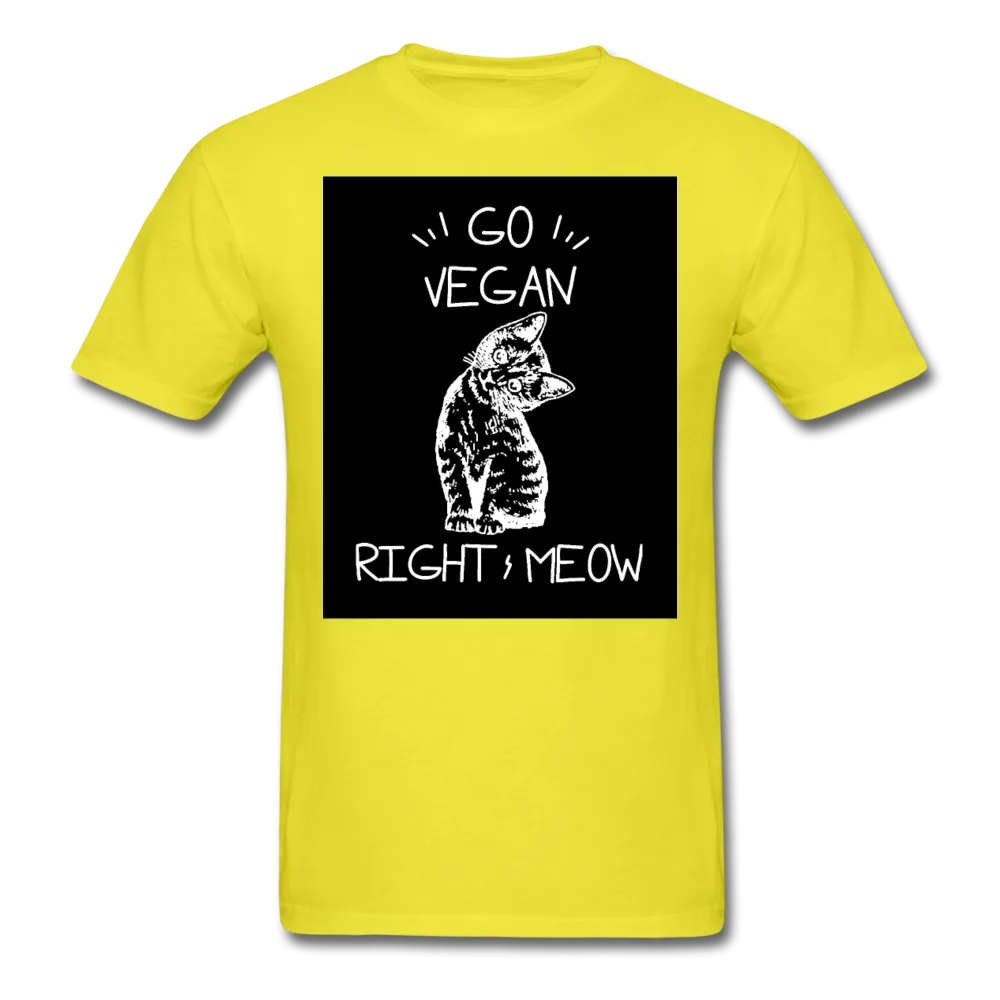 Go Vegan Right Meow Classic T-Shirt