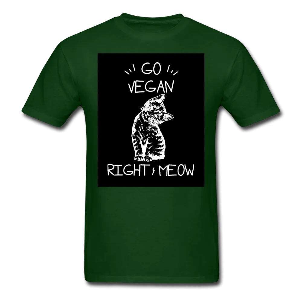 Go Vegan Right Meow Classic T-Shirt