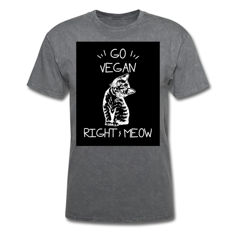 Go Vegan Right Meow Classic T-Shirt