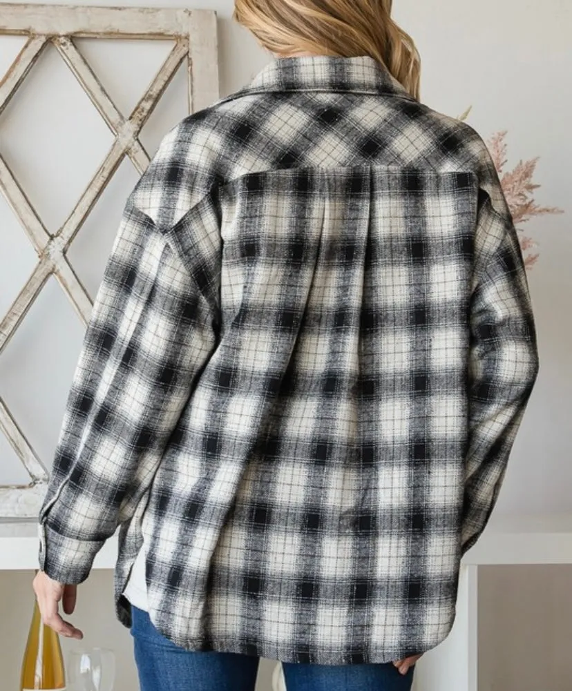 Grayson Oversized Plaid Shacket