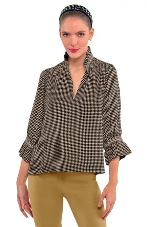 Gretchen Scott | Ruffleneck Tunic | Women's | Checkmate