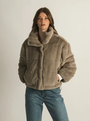 HARLOW FAY FAUX FUR JACKET - CLEARANCE