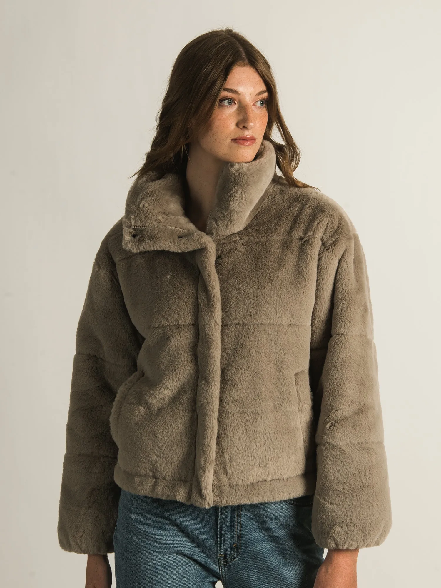 HARLOW FAY FAUX FUR JACKET - CLEARANCE