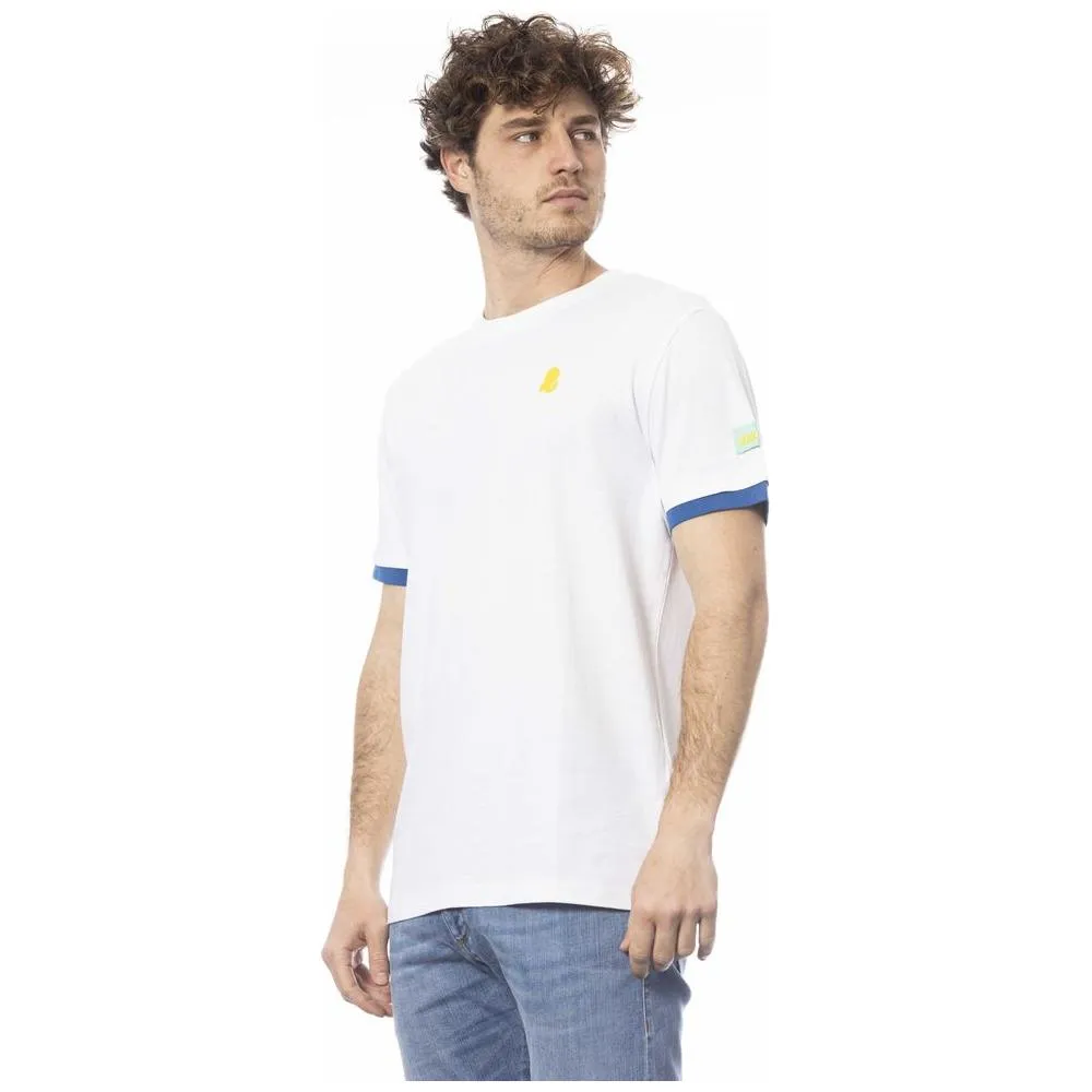 Invicta White Cotton Men T-Shirt