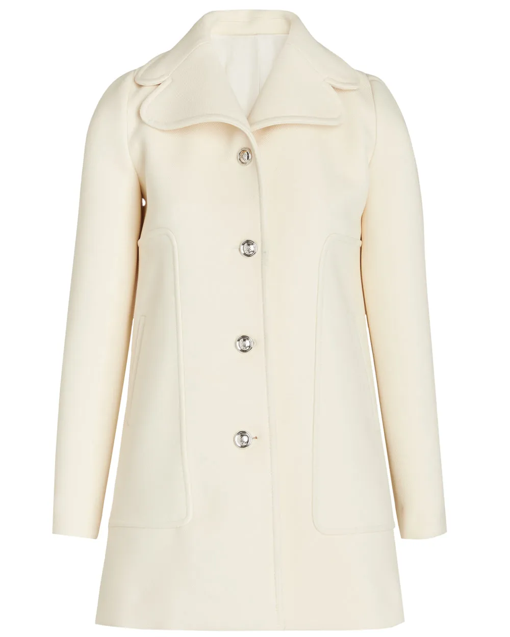 Ivory Gabardine Coat