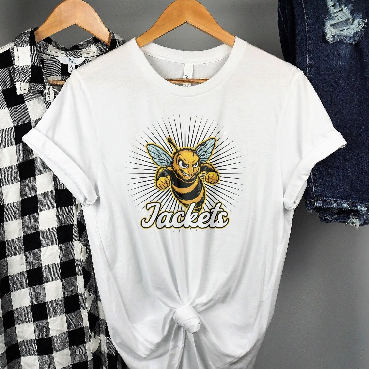 Jackets School Shirt, Jackets Teacher Shirt Jackets School Spirit Shirt Jackets Mom Shirt Jackets Football Sports Graphic Sweatshirt