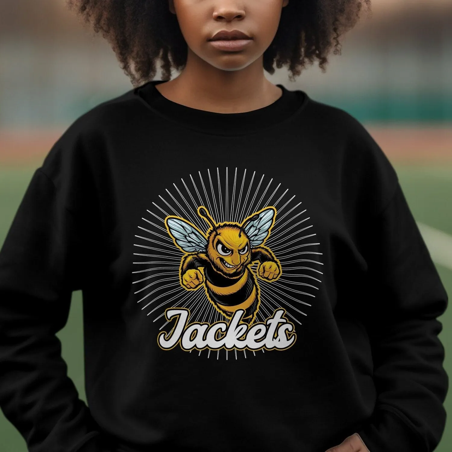 Jackets School Shirt, Jackets Teacher Shirt Jackets School Spirit Shirt Jackets Mom Shirt Jackets Football Sports Graphic Sweatshirt