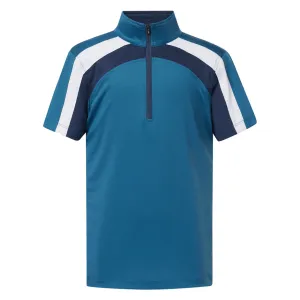 Kerrits Juniors Top Rail Coolcore Short Sleeve Shirt - Atlantic