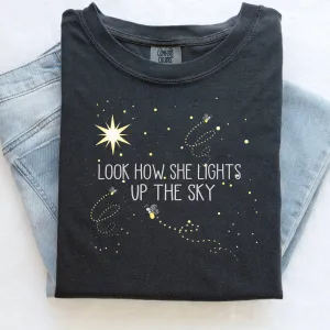 Look How She Lights Up The Sky Shirt