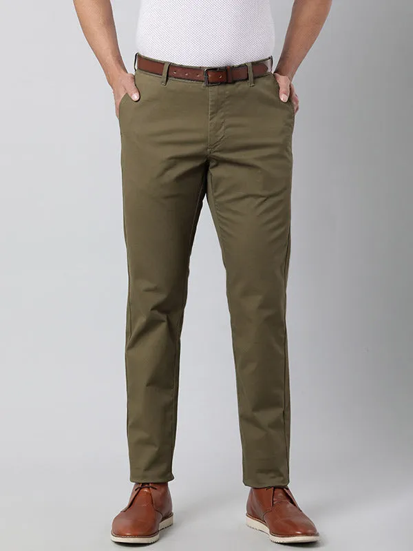 Men Brooklyn Fit Cotton Stretch Trouser