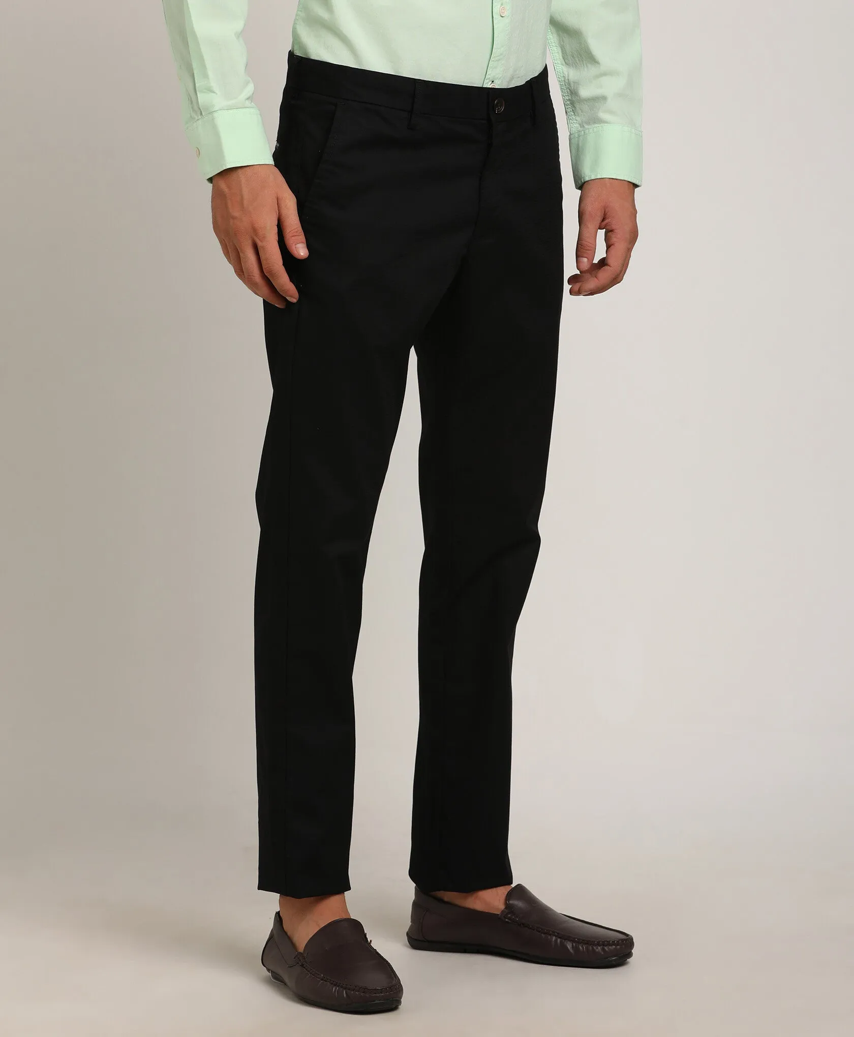 Men Brooklyn Fit Cotton Stretch Trouser