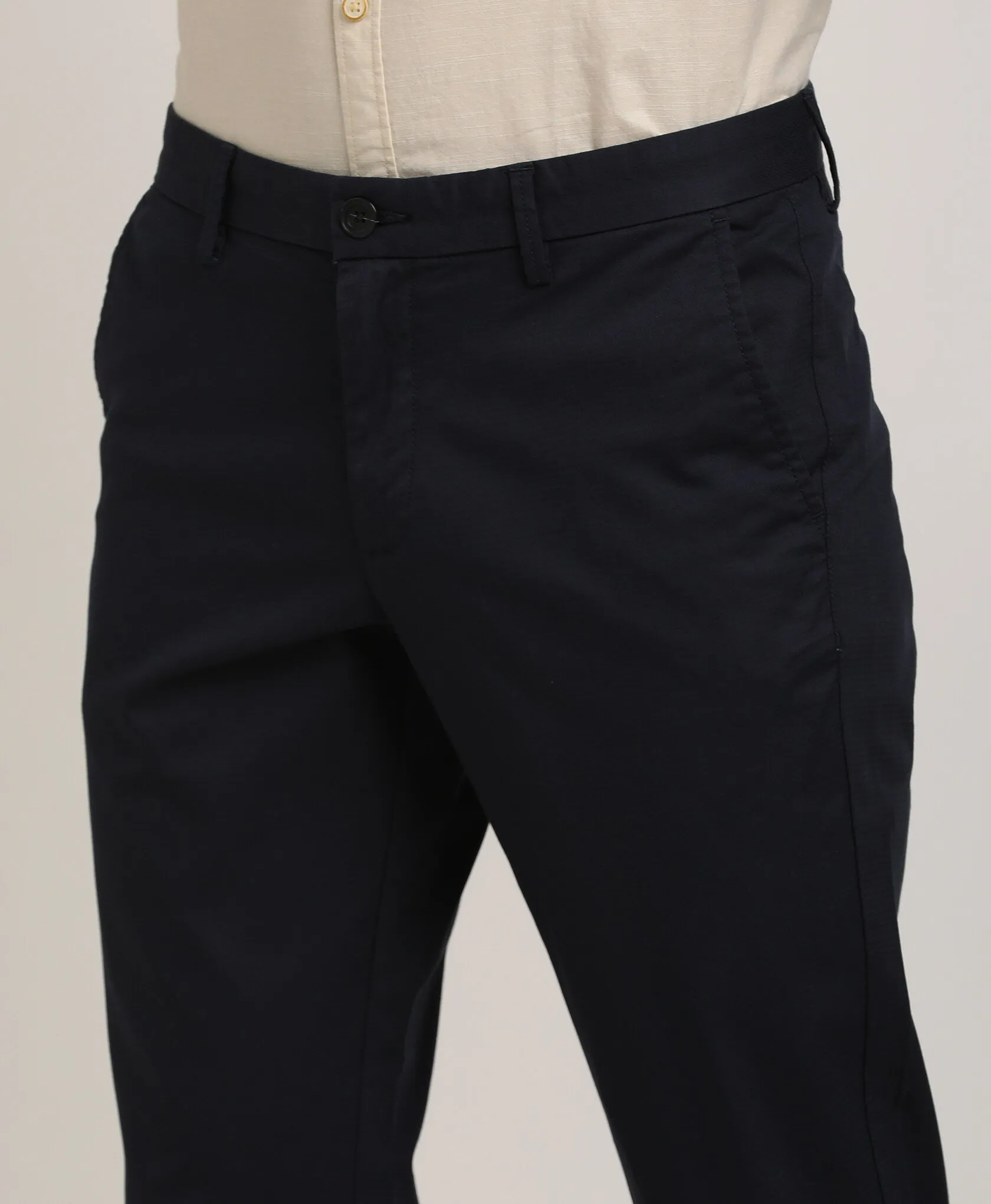 Men Brooklyn Fit Cotton Stretch Trouser