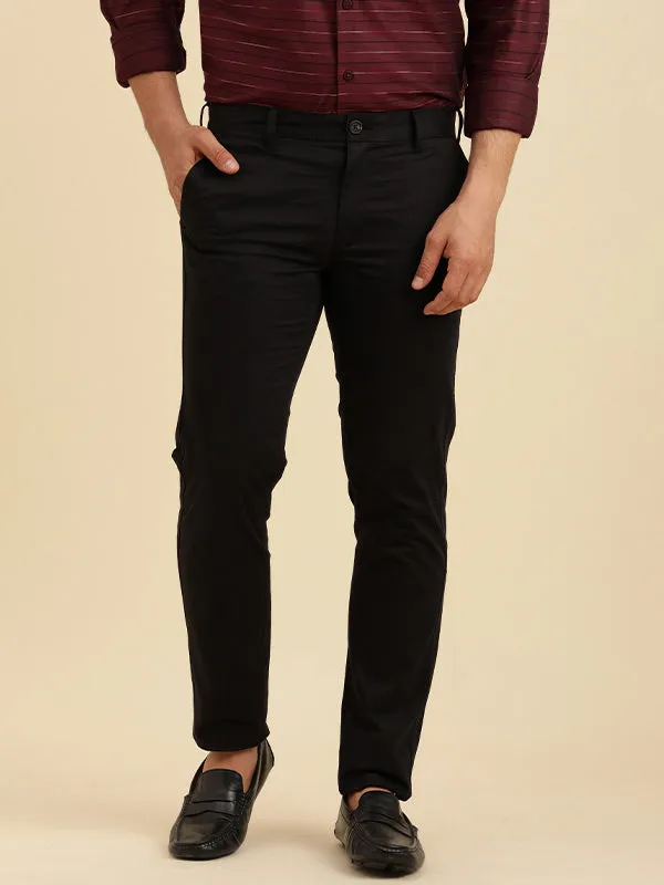 Men Brooklyn Fit Cotton Stretch Trouser