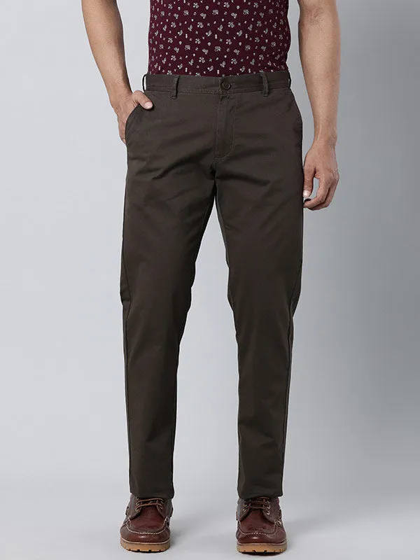 Men Brooklyn Fit Cotton Stretch Trouser