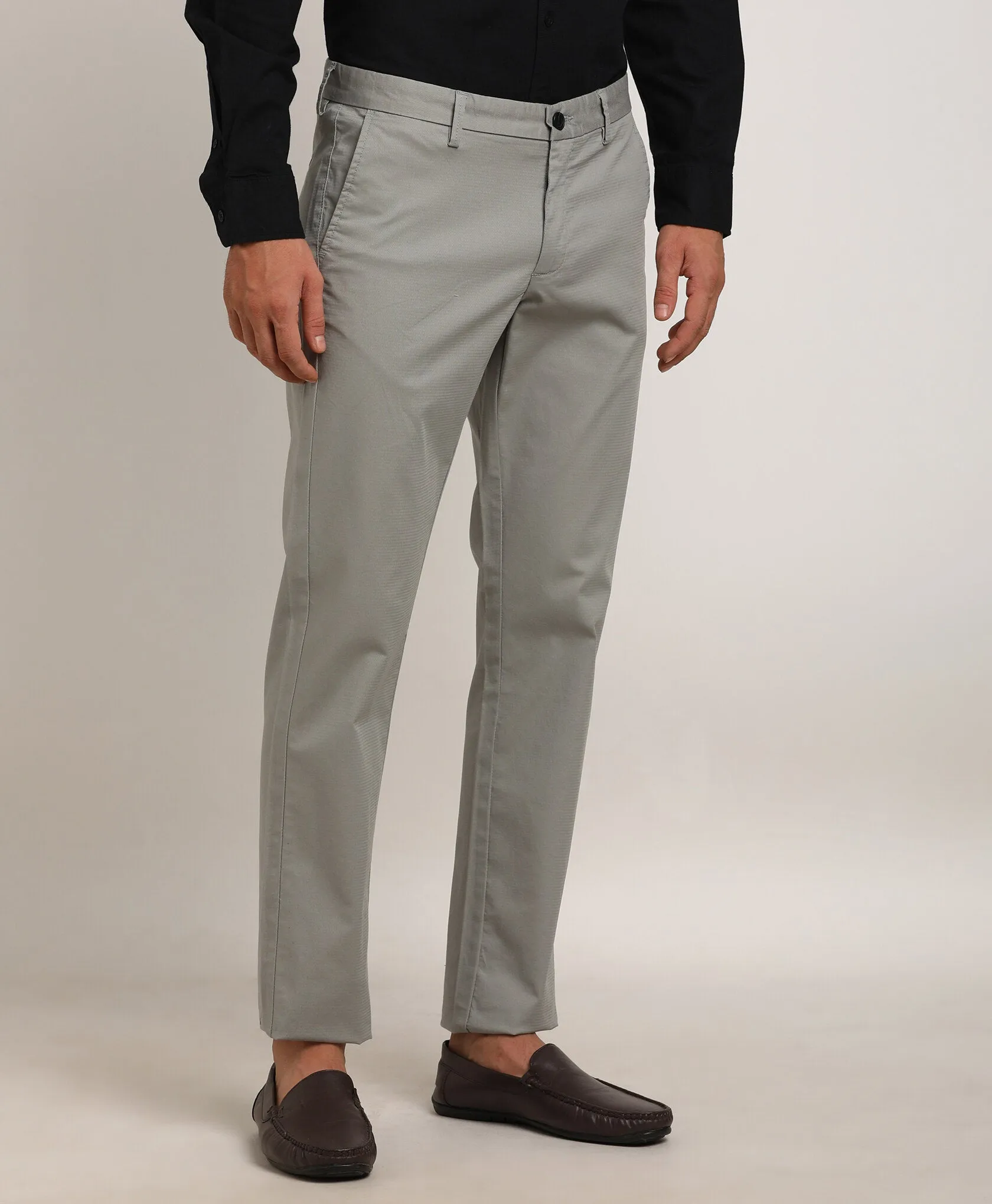 Men Brooklyn Fit Cotton Stretch Trouser