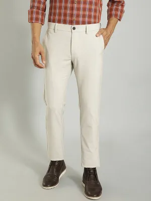 Men Brooklyn Fit Polyester Blend Trouser