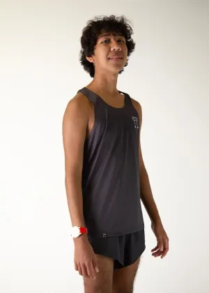 Men's Black Performance Singlet