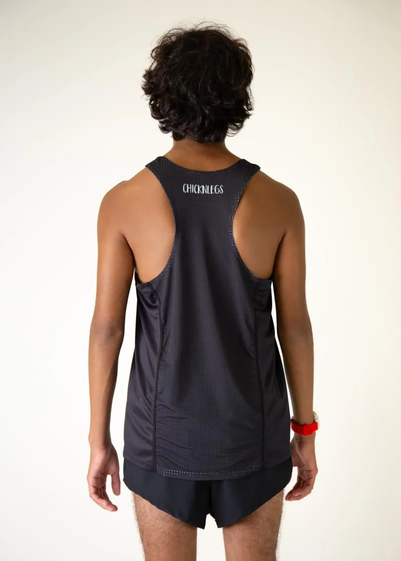 Men's Black Performance Singlet