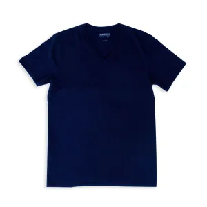 Men's Navy T Shirt V Neck | Nimble Basics