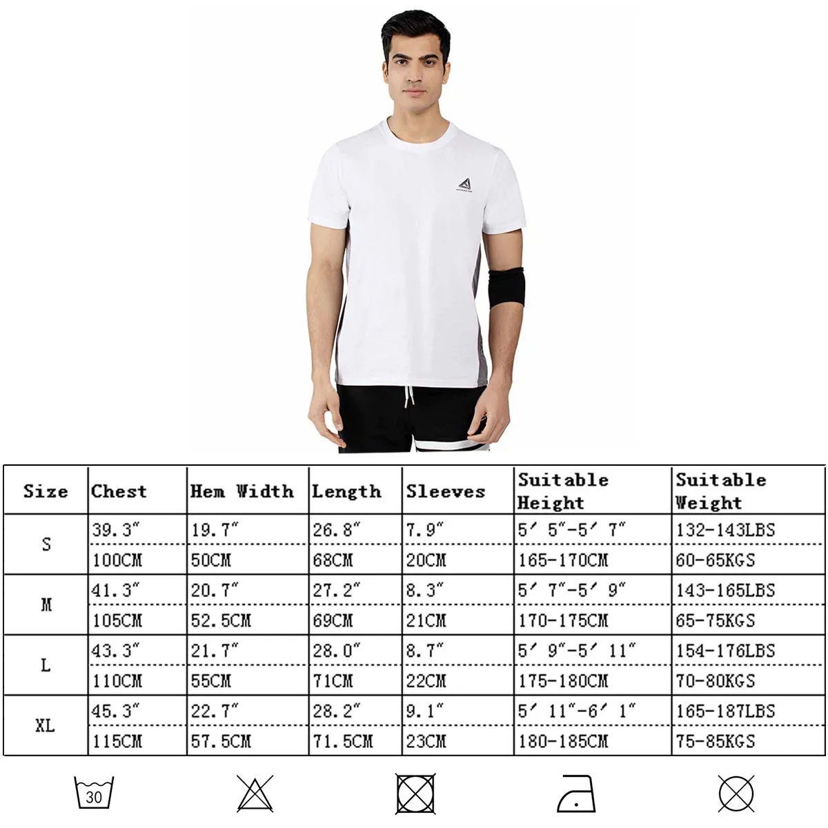 Men's Sports Cotton T-Shirt