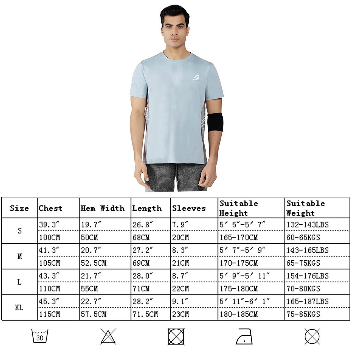 Men's Sports Cotton T-Shirt