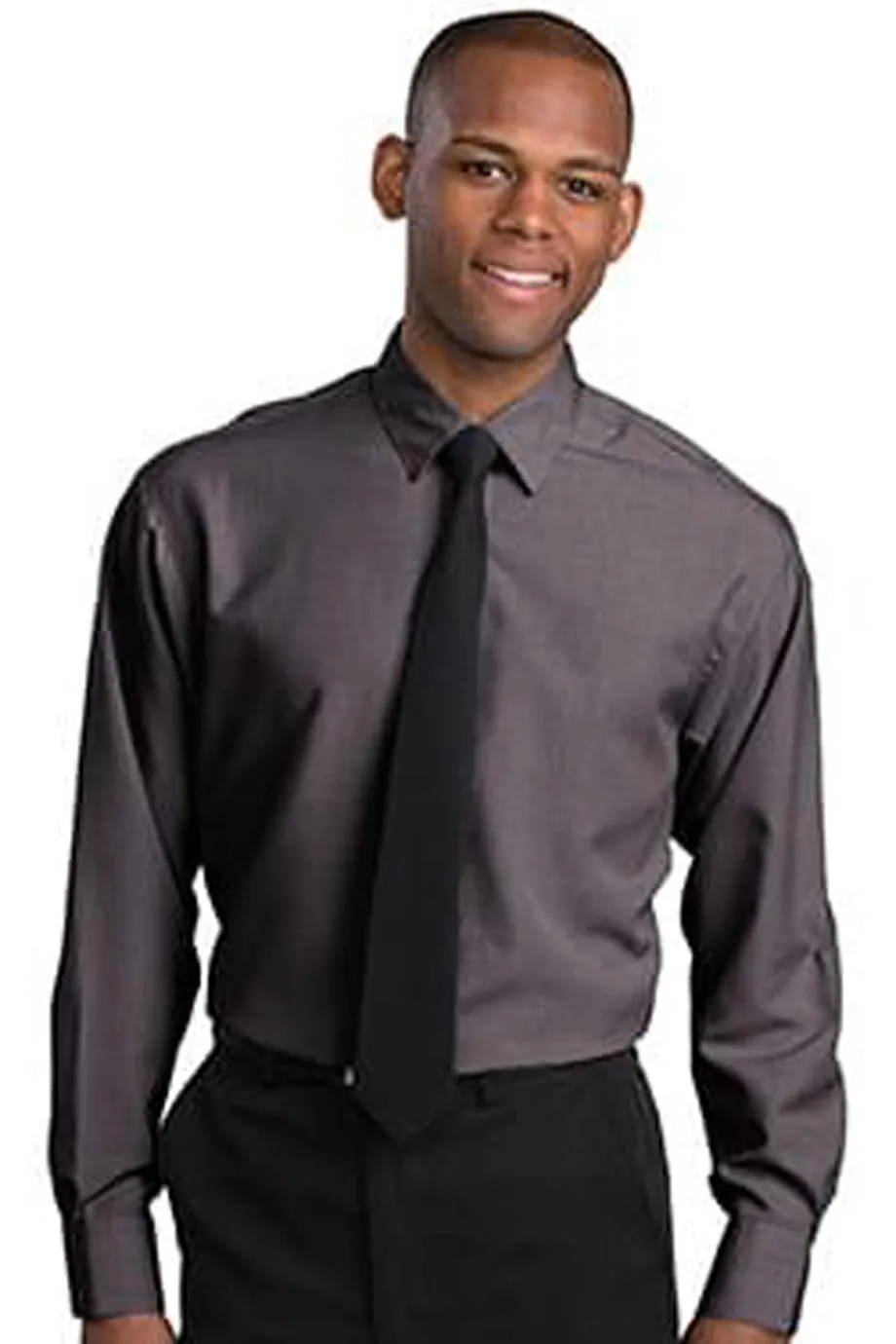 Men's Steel Grey Café Batiste Shirt