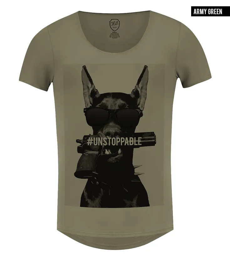 Men's T-shirt Rottweiler RB Design Police Dog Graphic Tee / Color Option / MD623