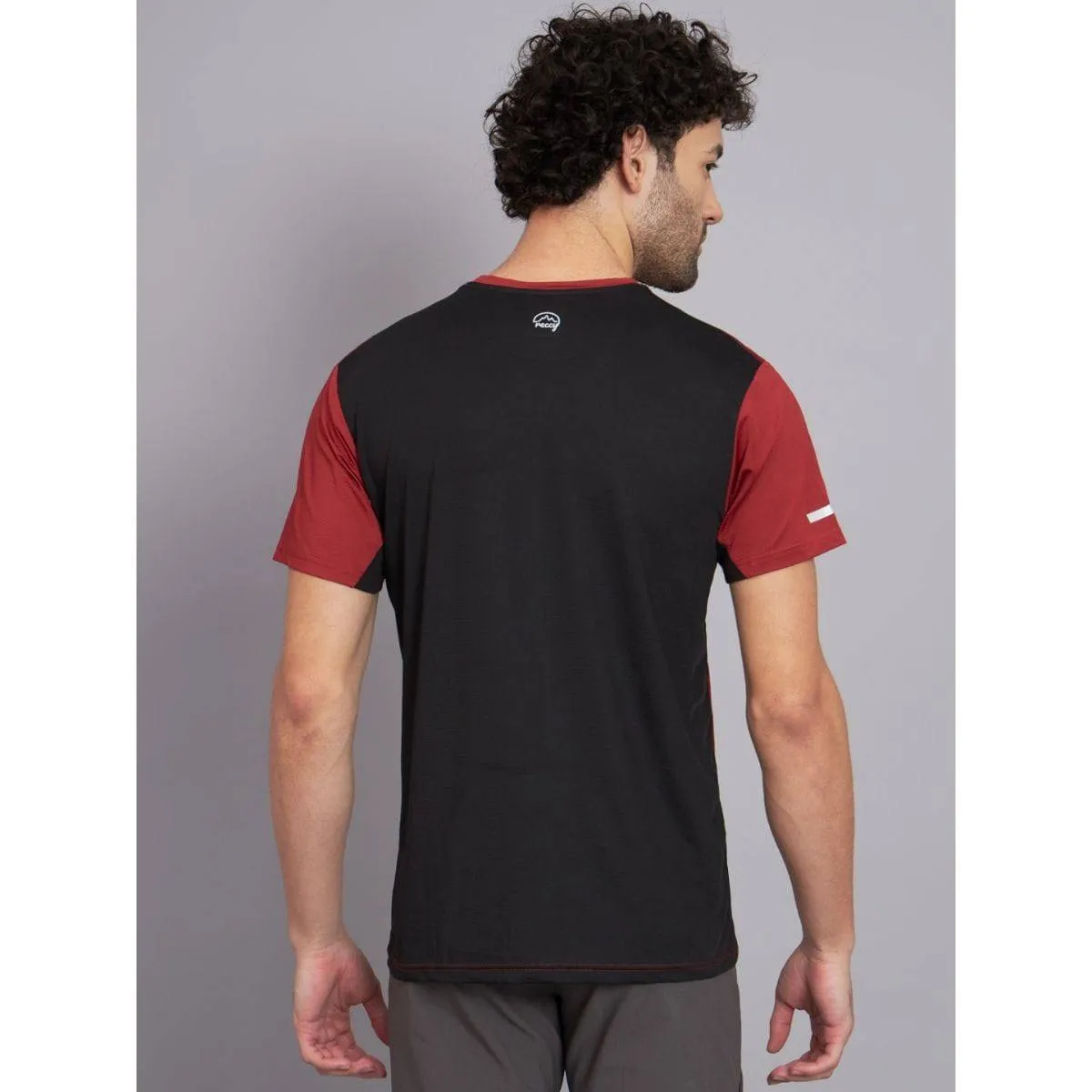 Men's Ultralight Athletic Half Sleeves T-Shirt - Canyon Red