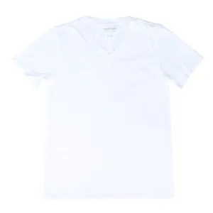 Men's White T Shirt V Neck | Nimble Basics