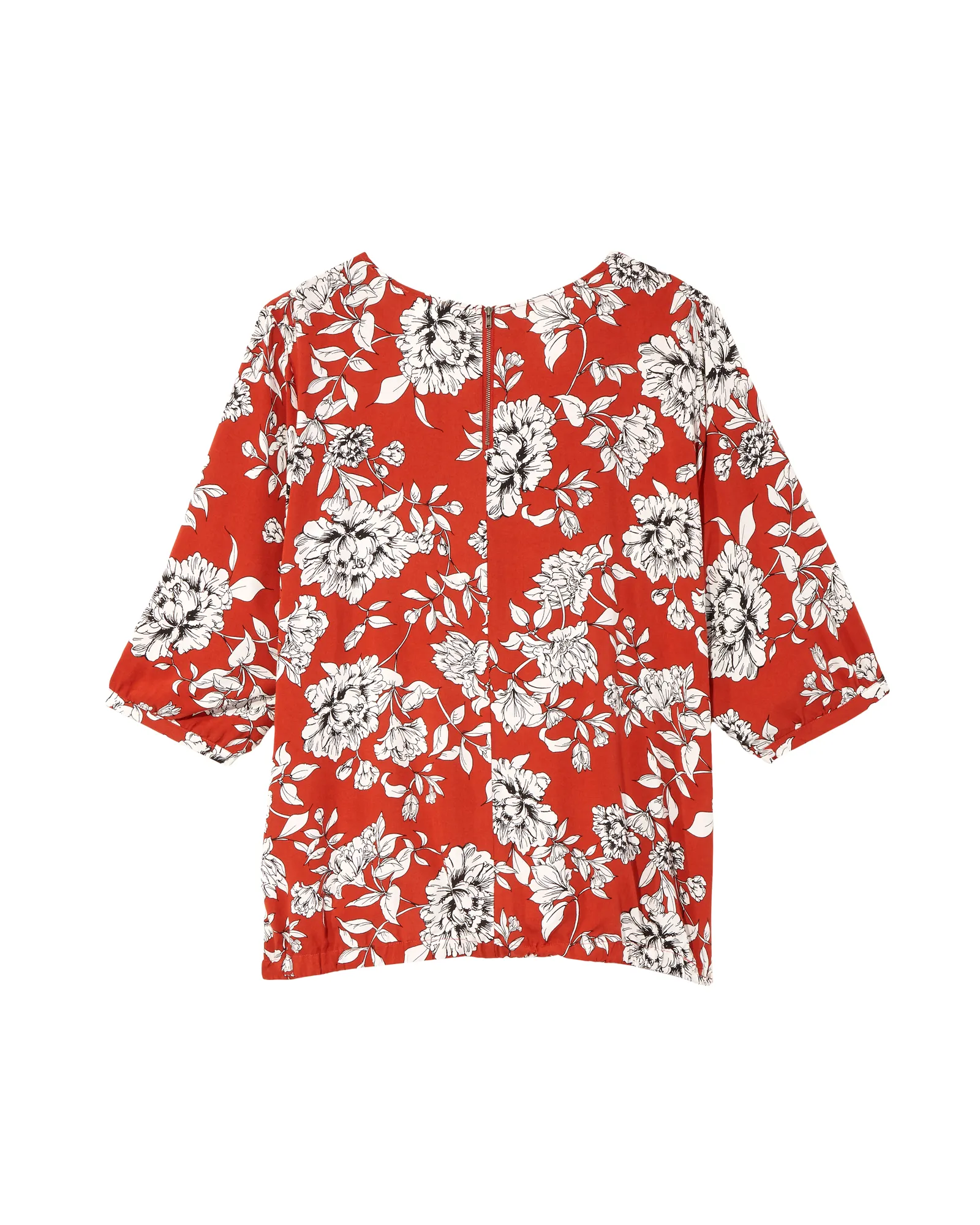 Mykki Blouse | Red / Ivory