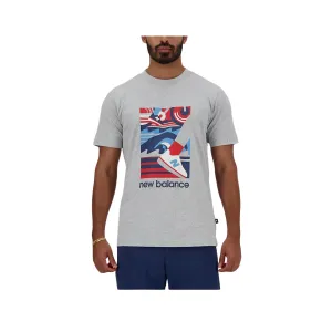 New Balance Sport Essentials Triathlon Grey T-Shirt