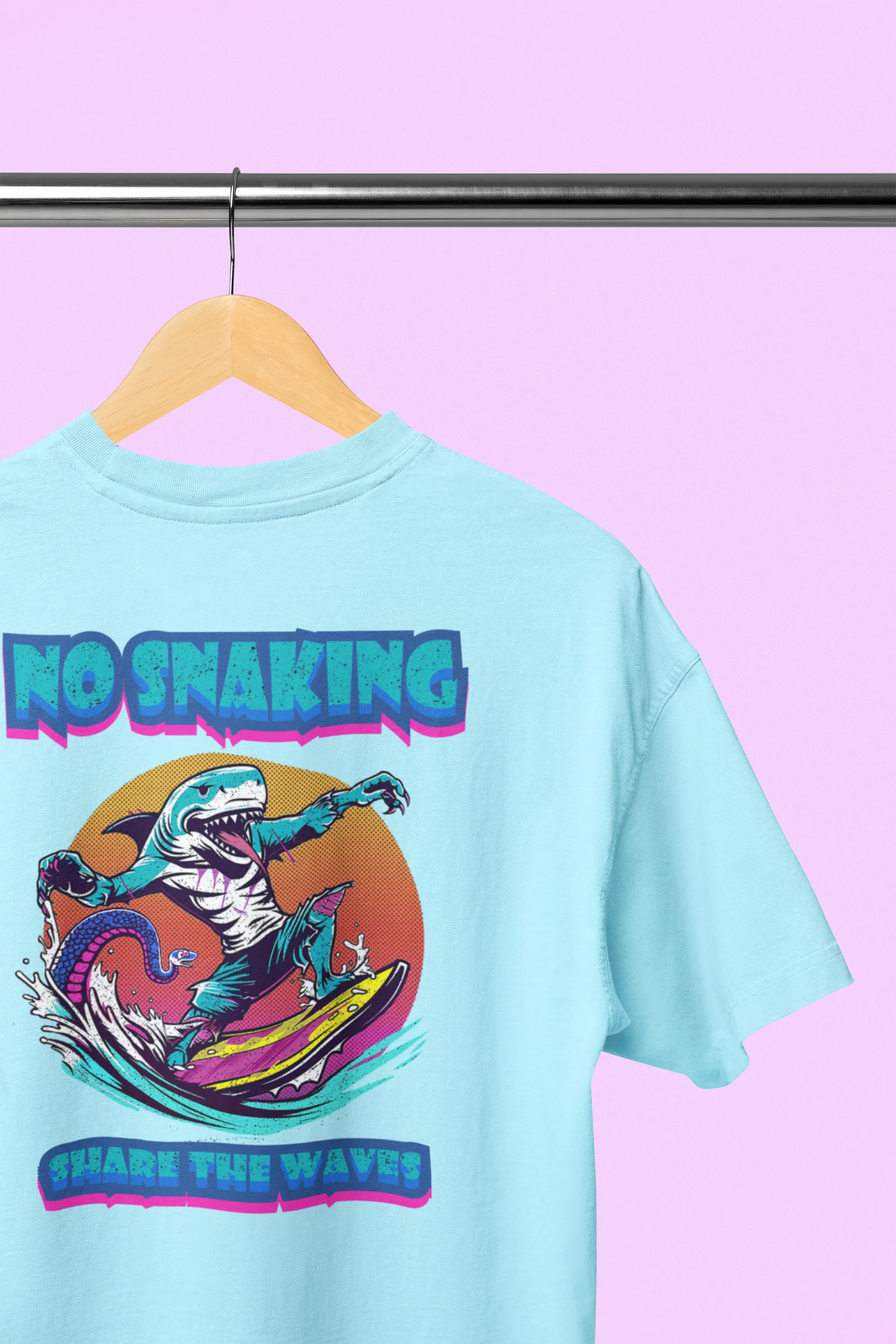 No Snaking Share the Waves T-shirt