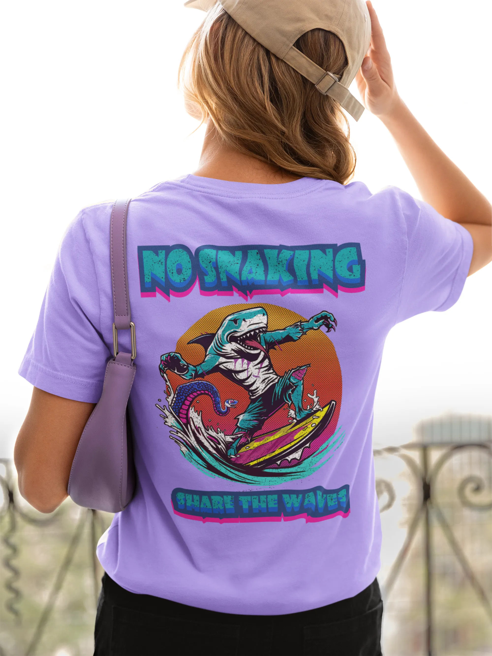 No Snaking Share the Waves T-shirt