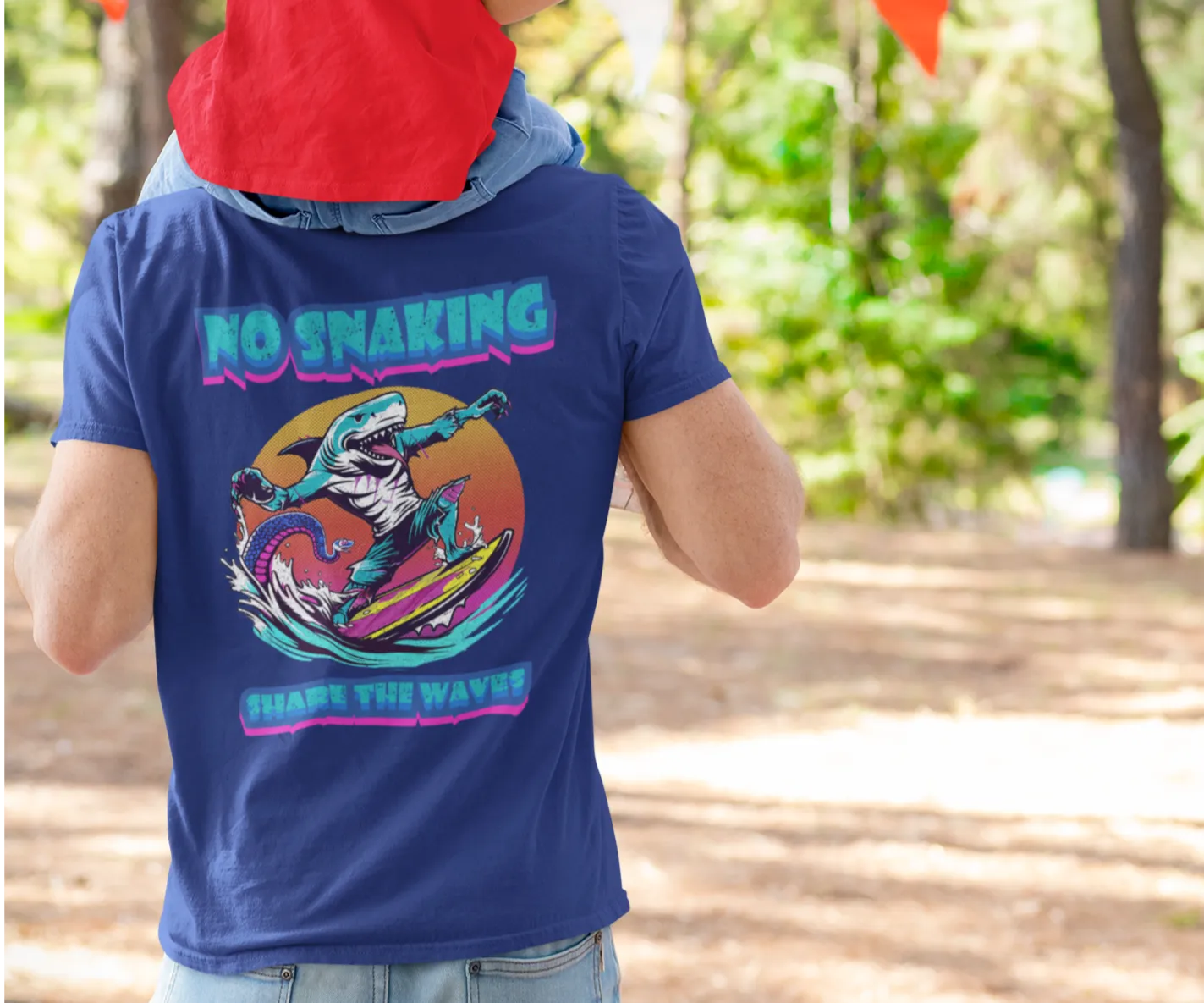 No Snaking Share the Waves T-shirt