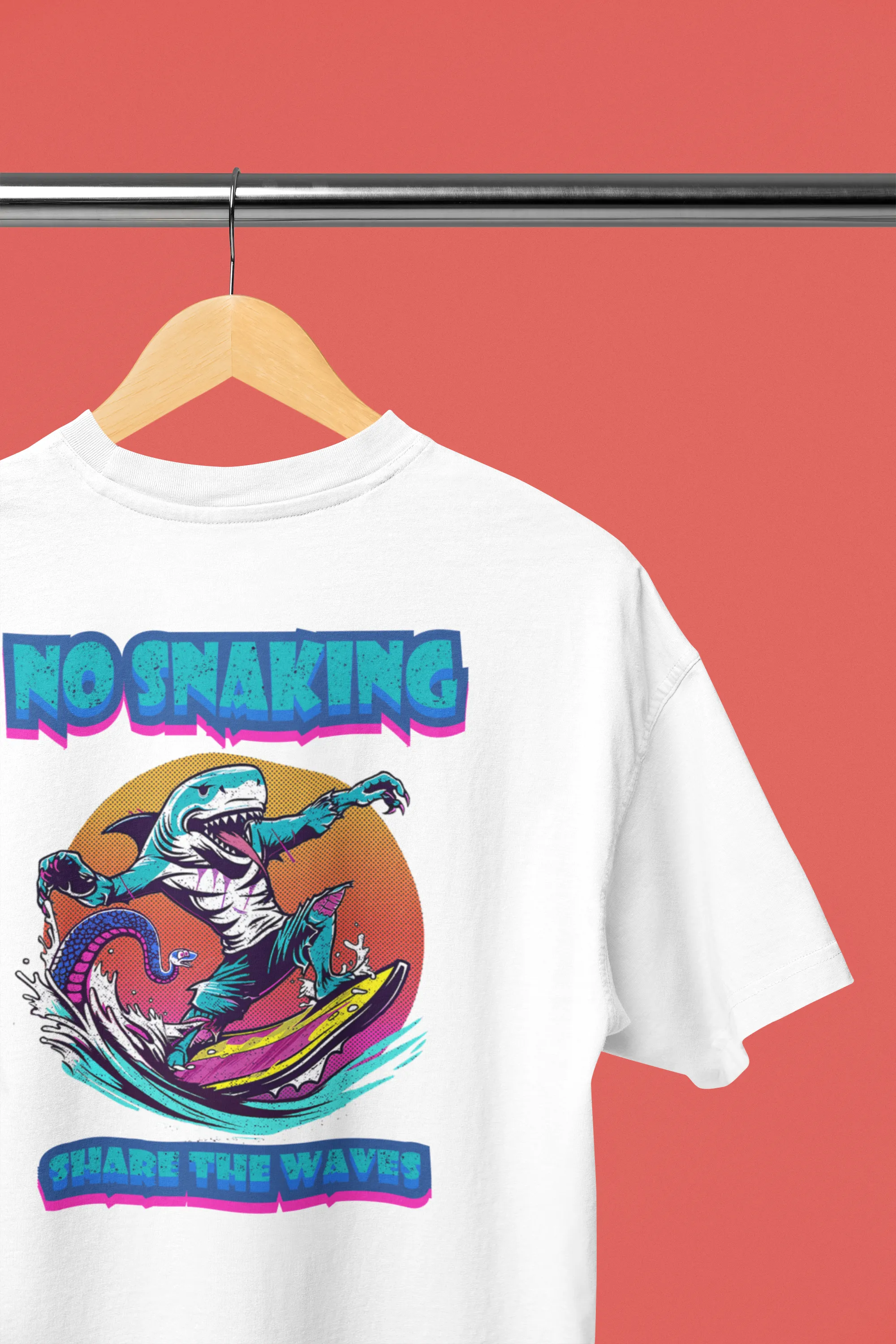 No Snaking Share the Waves T-shirt