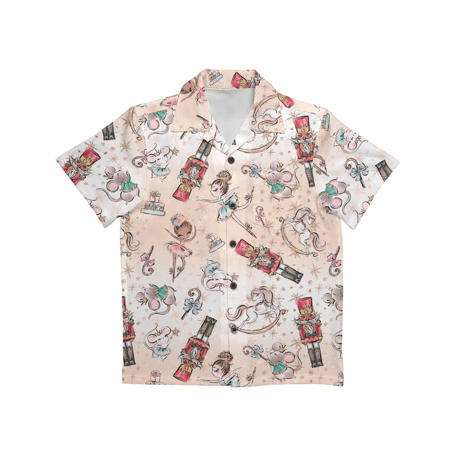 Nutcracker 50  Little Boys Hawaiian Shirt