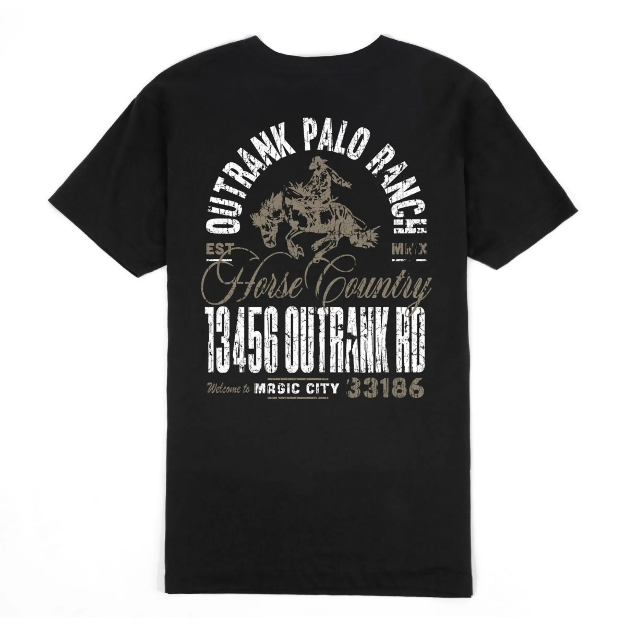 Outrank "Horse Country" Tee (Black)