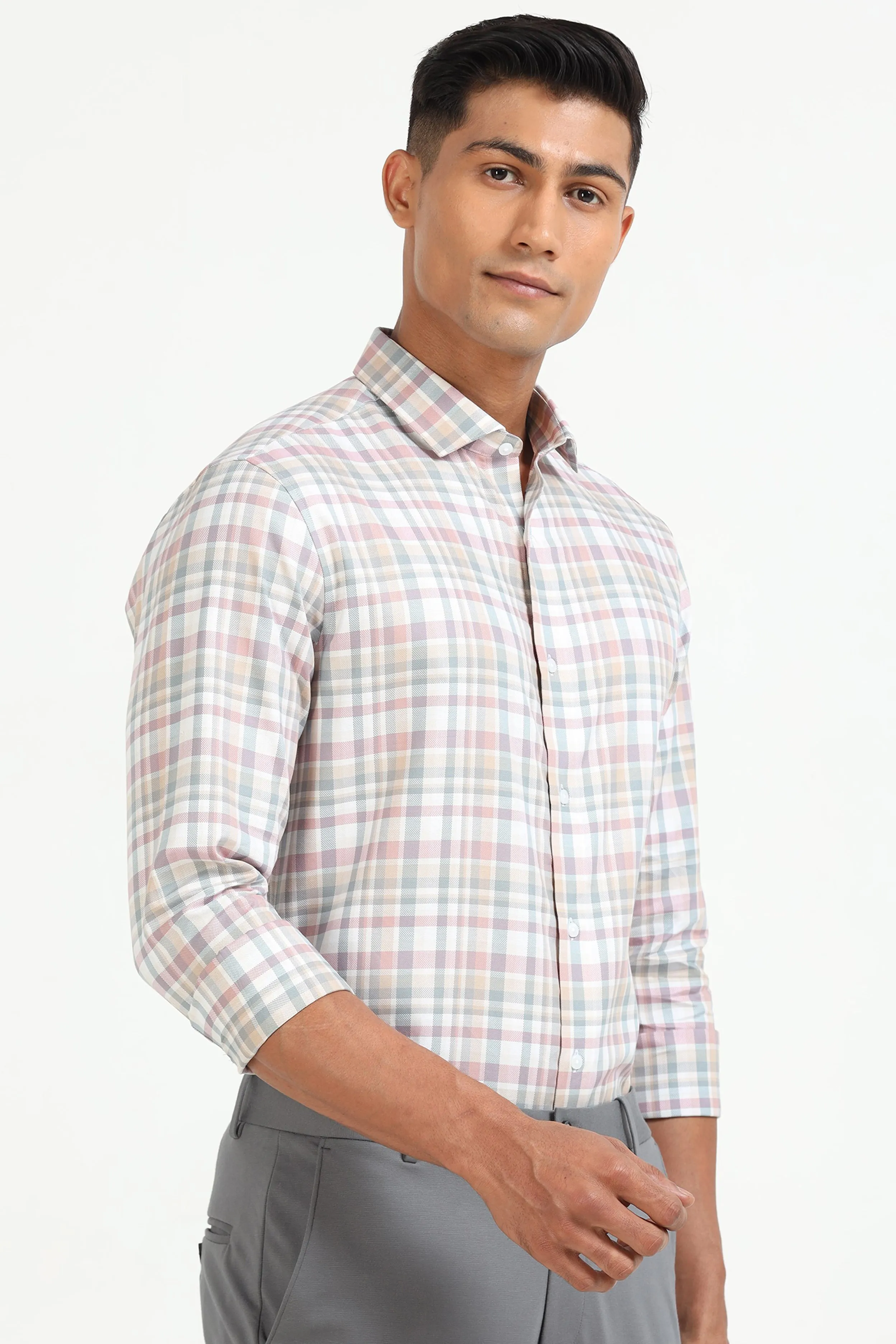 Pastel Horizon Check Shirt