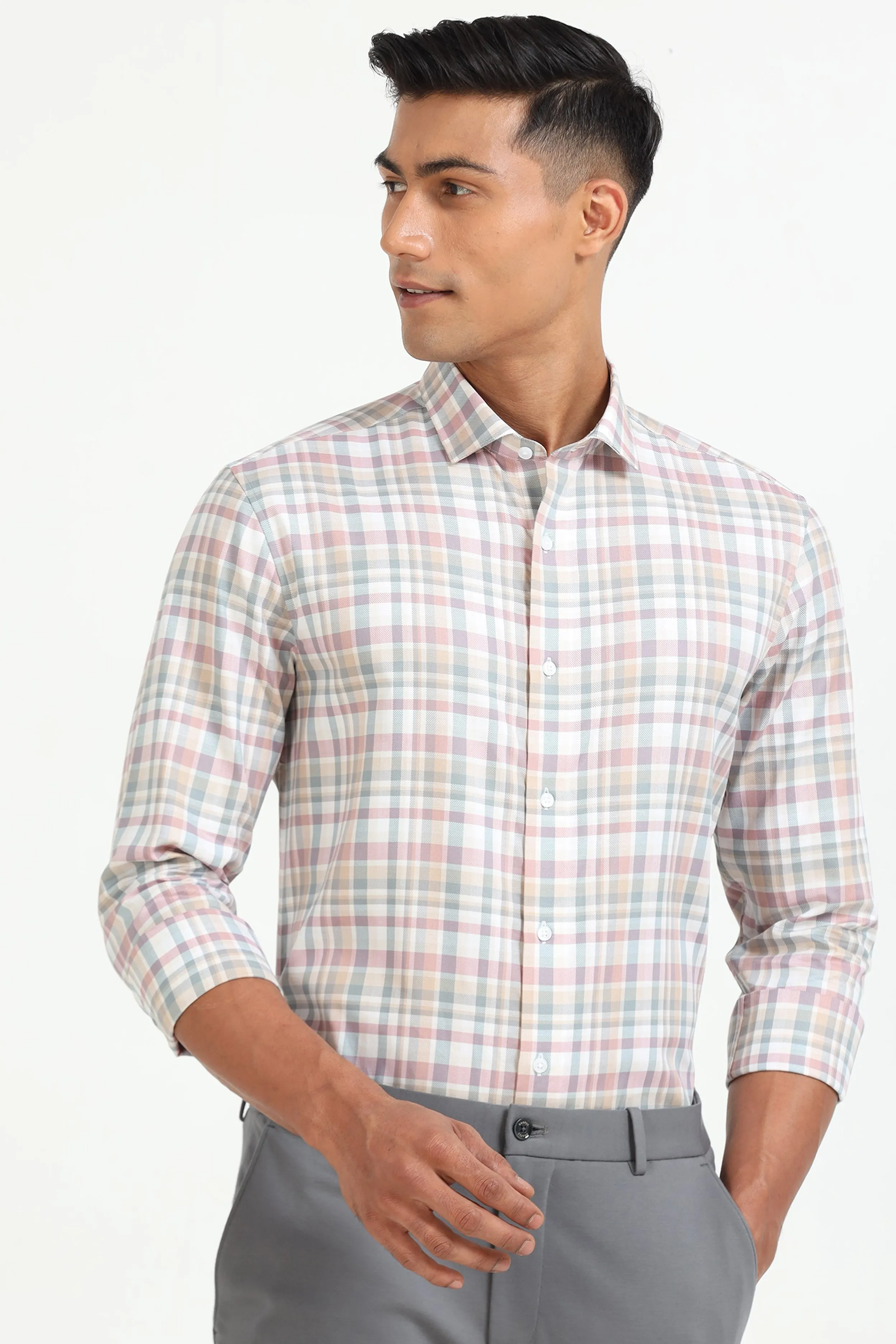 Pastel Horizon Check Shirt