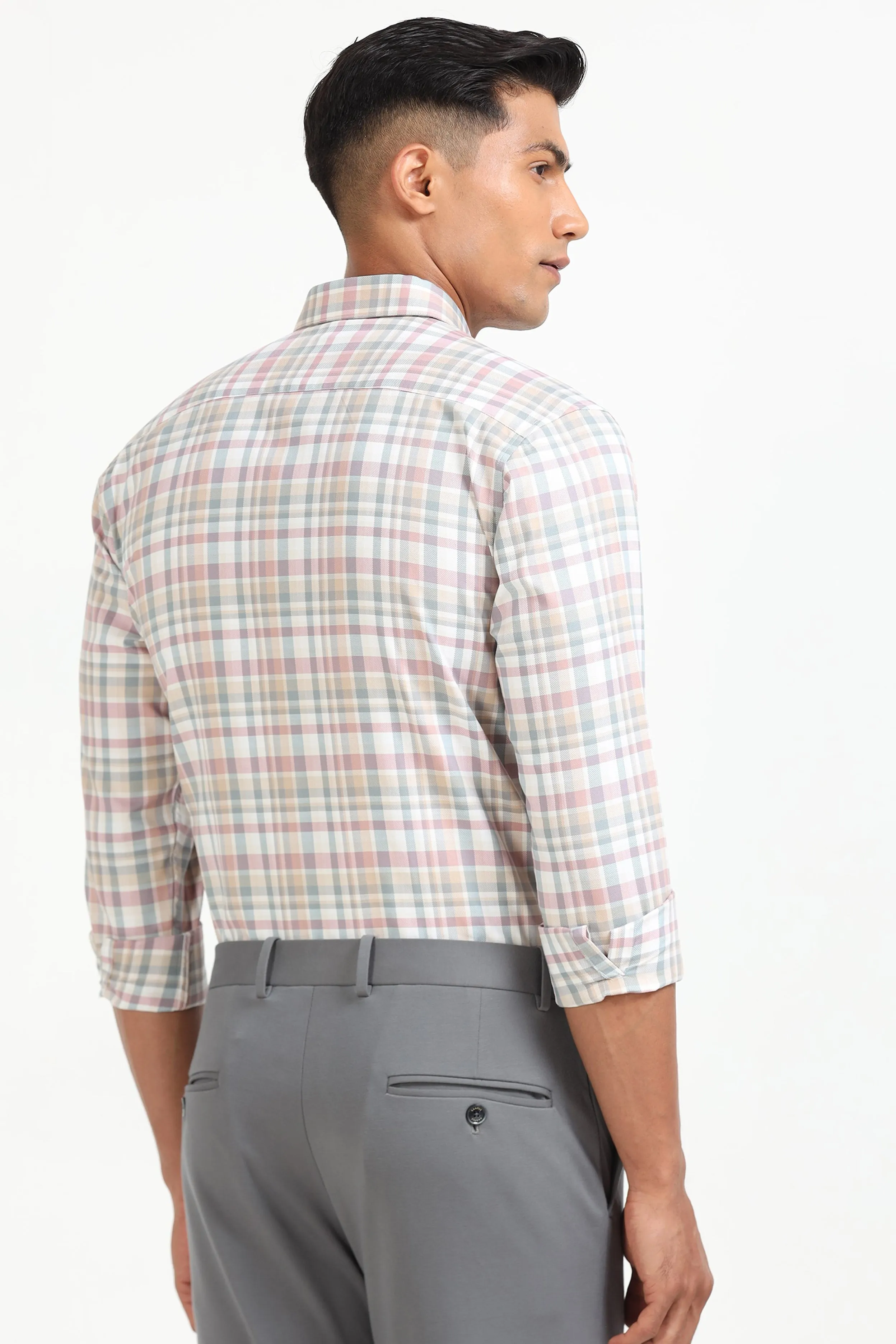 Pastel Horizon Check Shirt