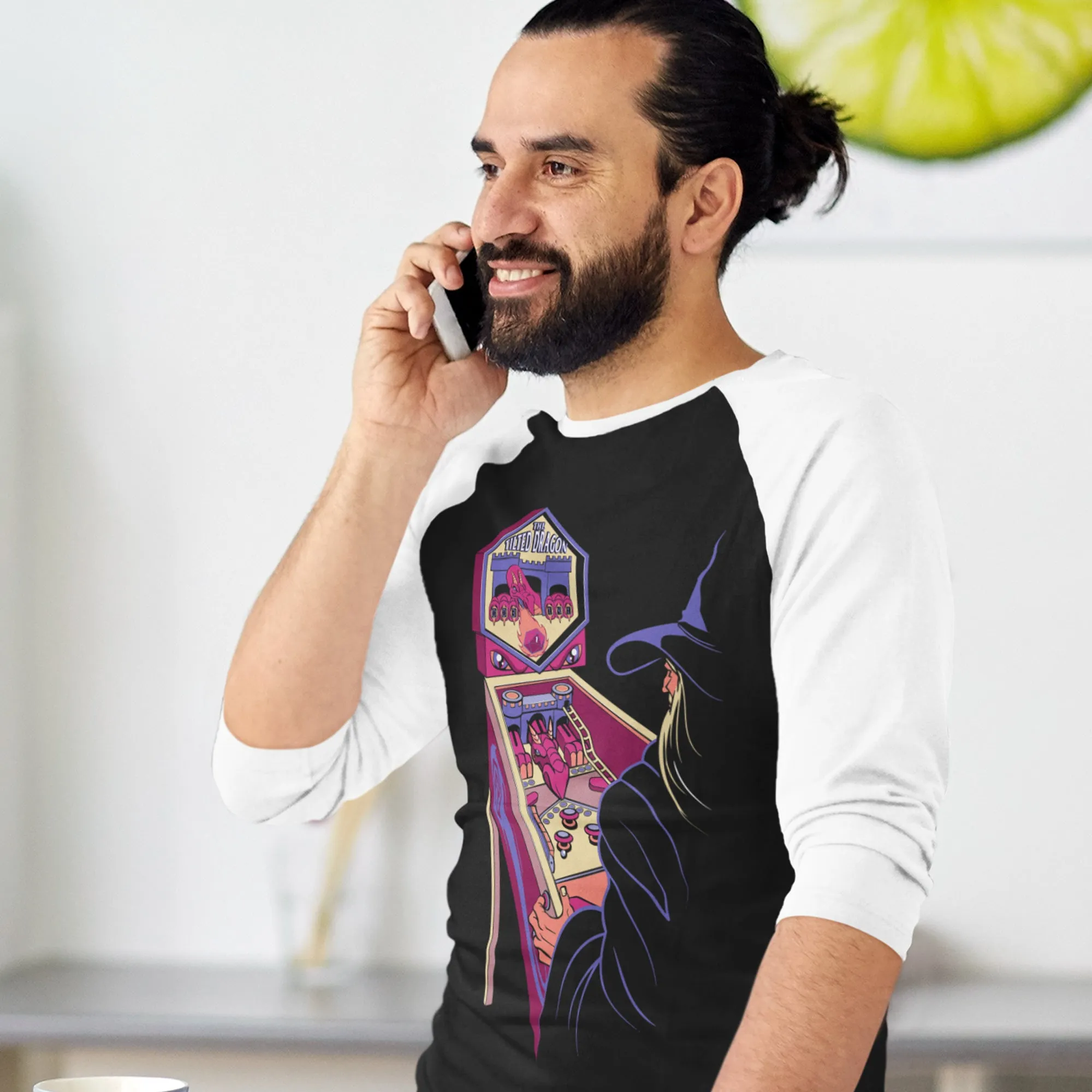 Pinball Wizard 3/4 Sleeve Raglan Shirt