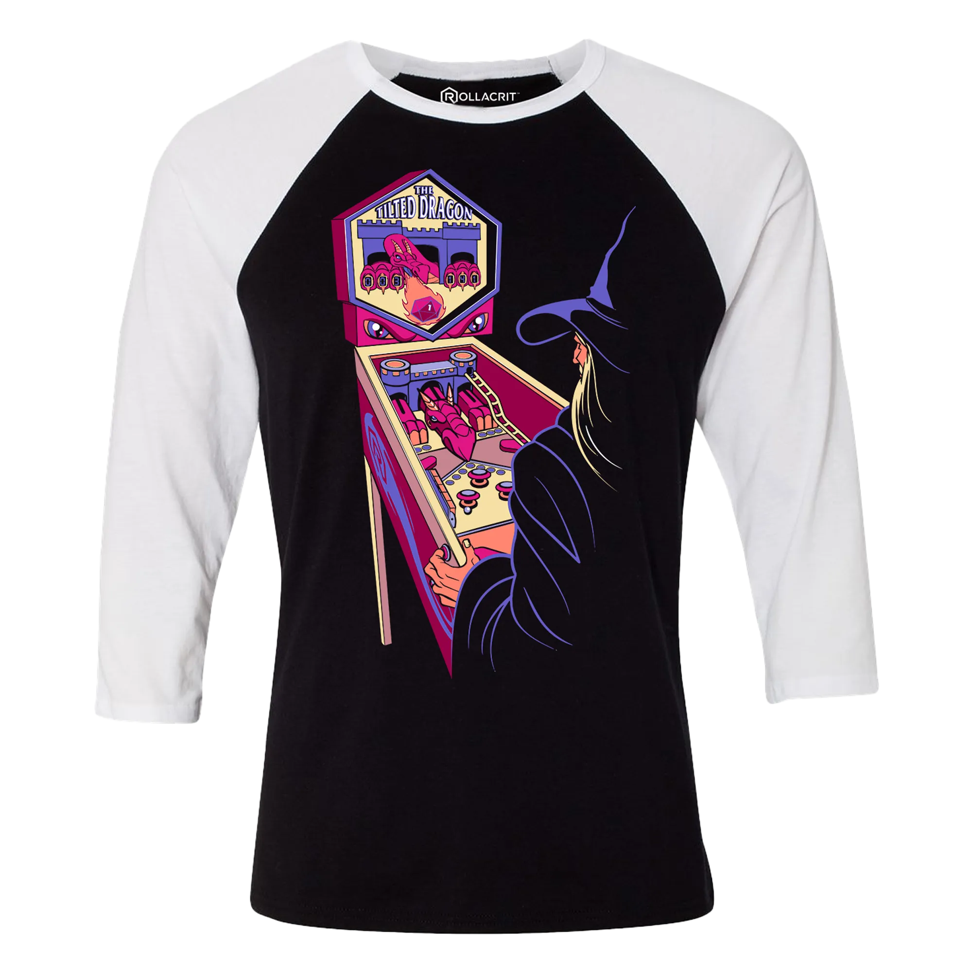 Pinball Wizard 3/4 Sleeve Raglan Shirt