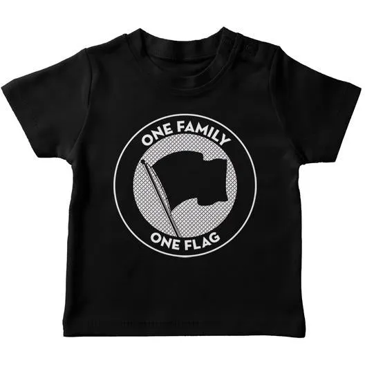 Pirates Press - One Family, One Flag - Black - Toddler T-Shirt