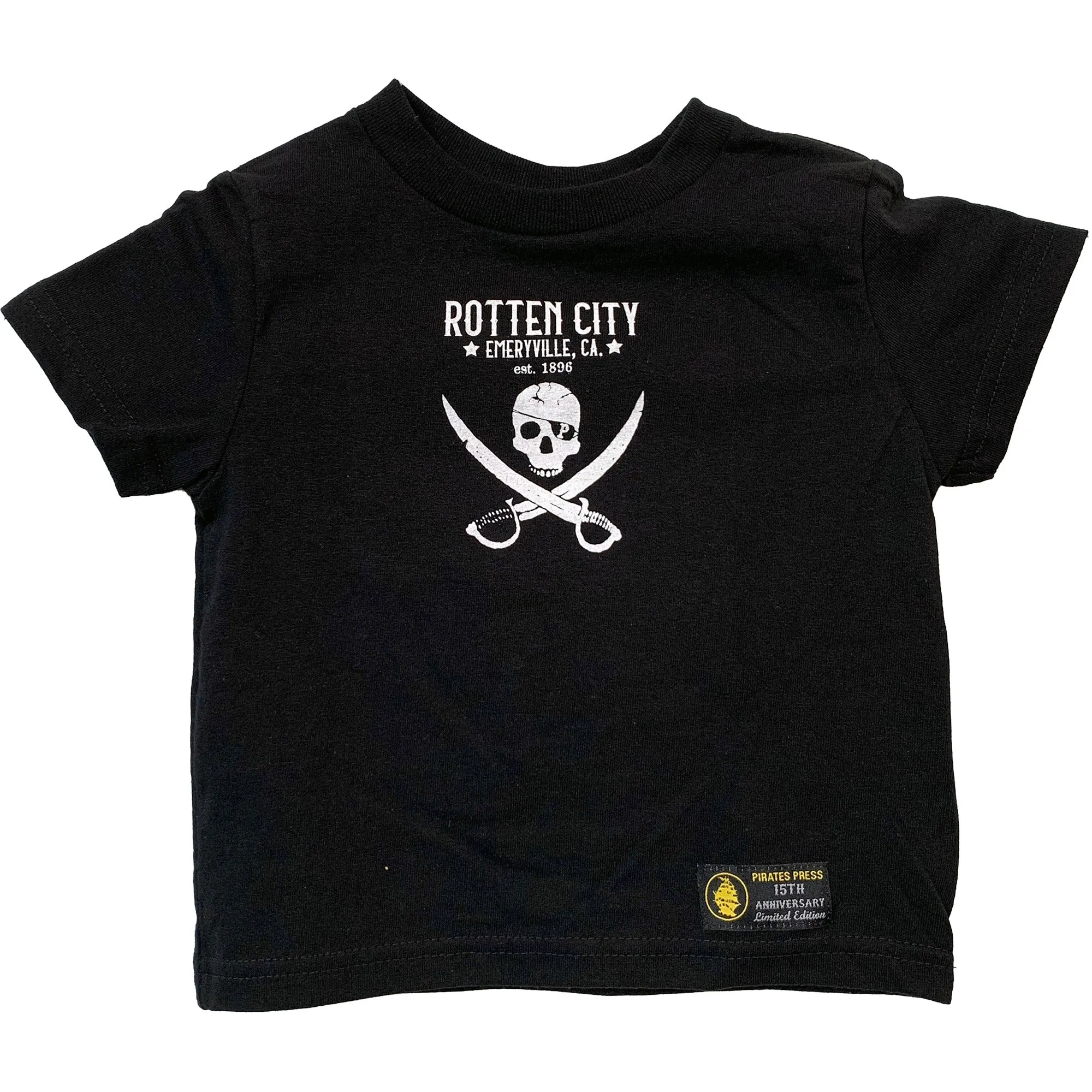 Pirates Press  - Rotten City - Black - 15 Year Tag - T-Shirt - Toddler