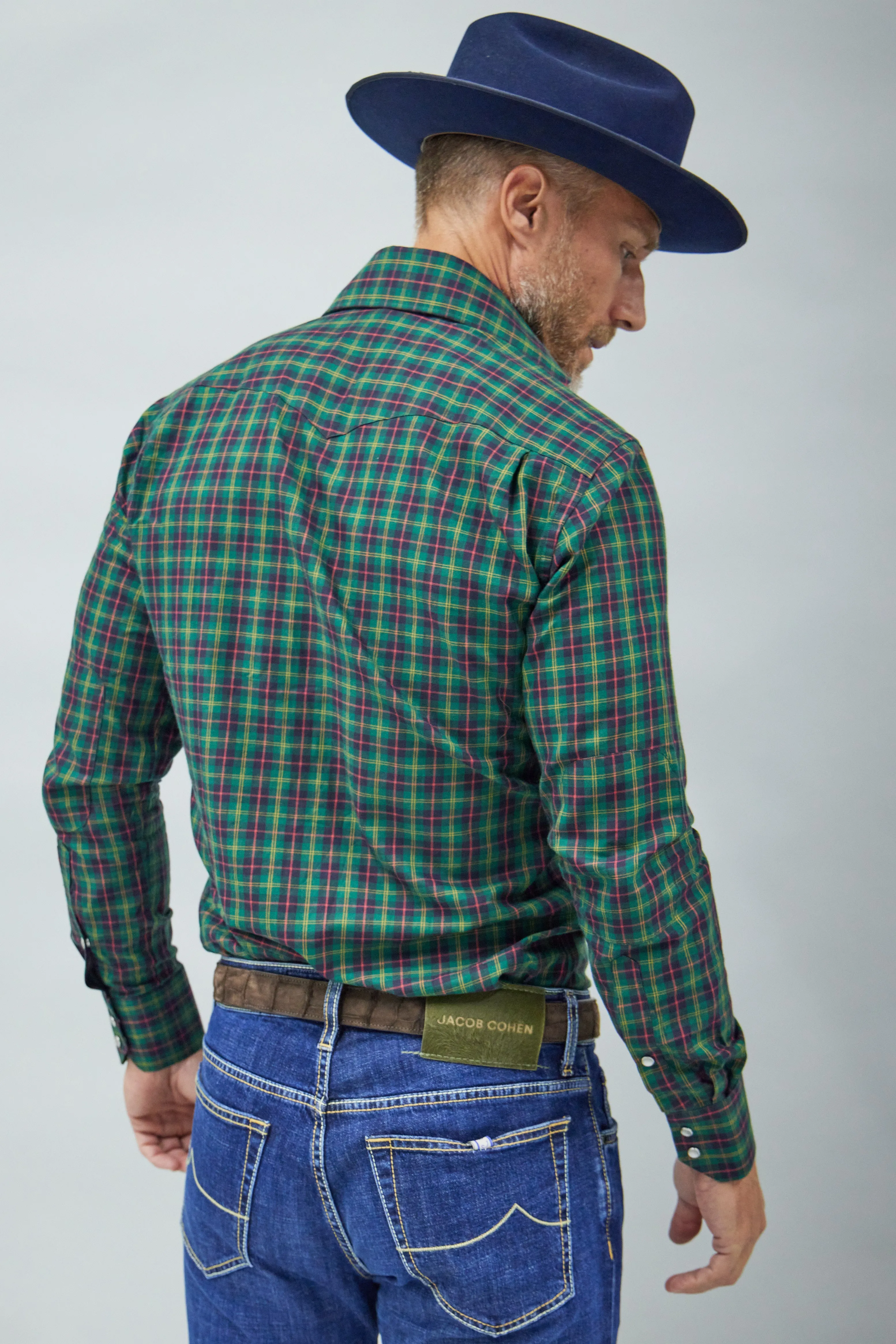 Plaid Kacey Field Shirt Green Tartan