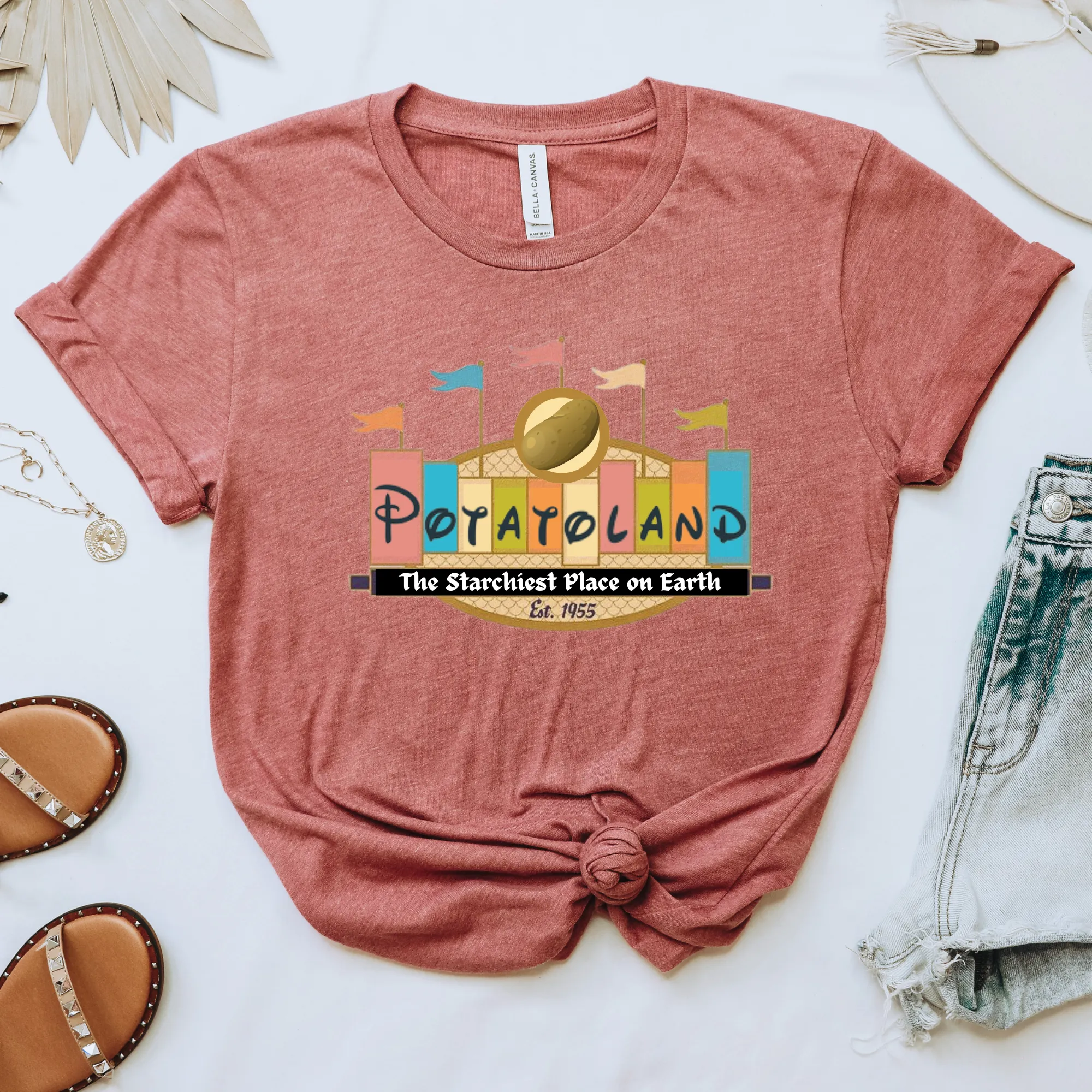 Potatoland Disneyland Shirt | Retro Disney Epcot Shirt | Epcot Disney World Shirt