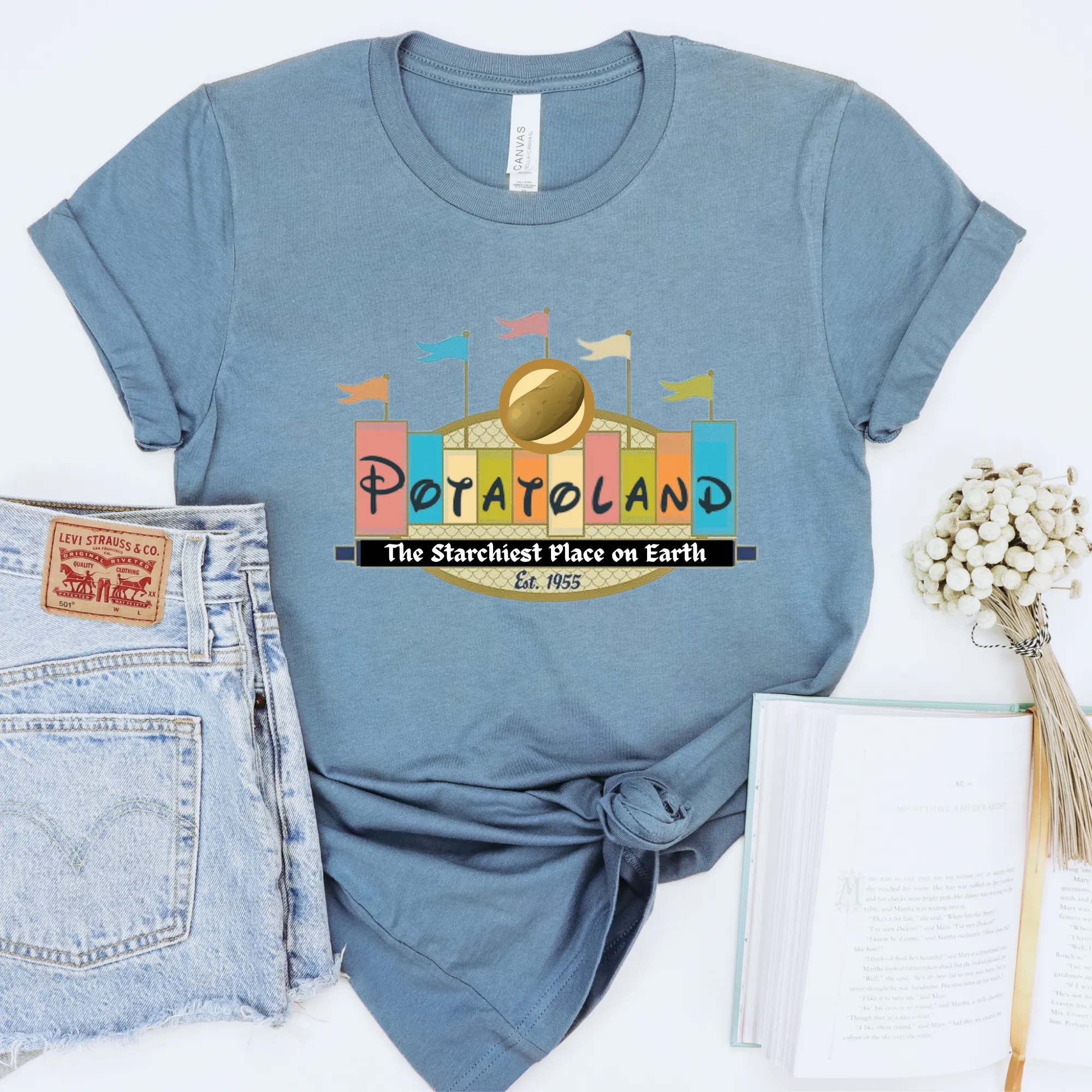 Potatoland Disneyland Shirt | Retro Disney Epcot Shirt | Epcot Disney World Shirt