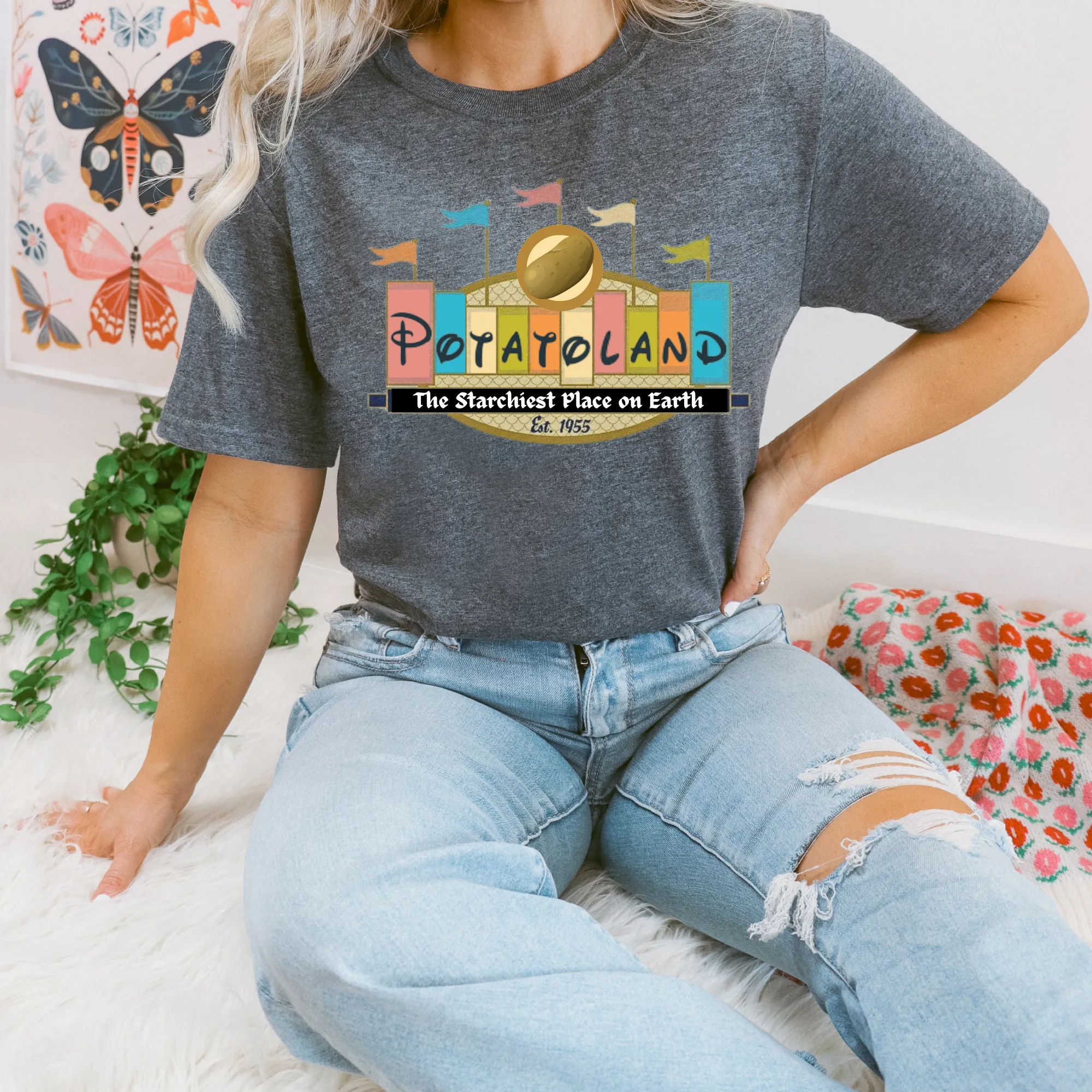 Potatoland Disneyland Shirt | Retro Disney Epcot Shirt | Epcot Disney World Shirt