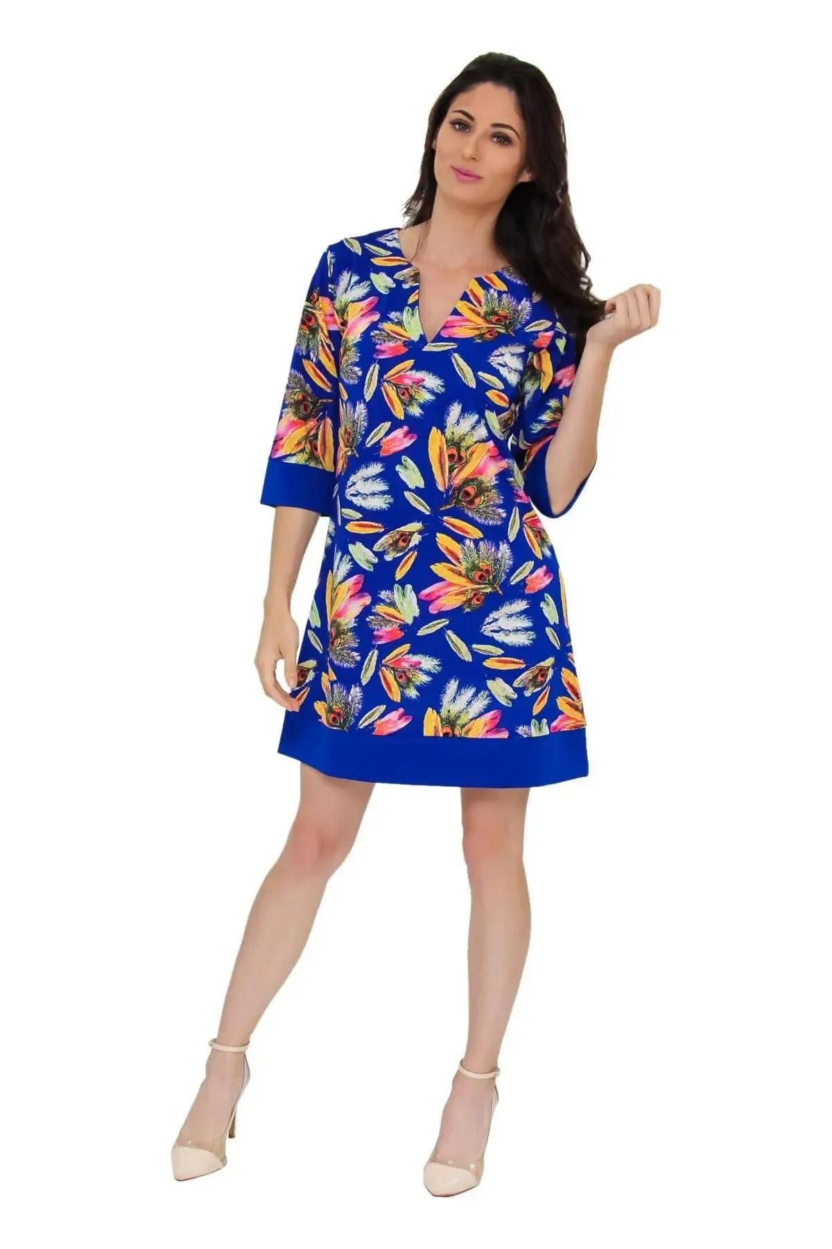 Printed Resort Wear Latest Trends Tunic Dresses - Caribbean Clothing Suppliers