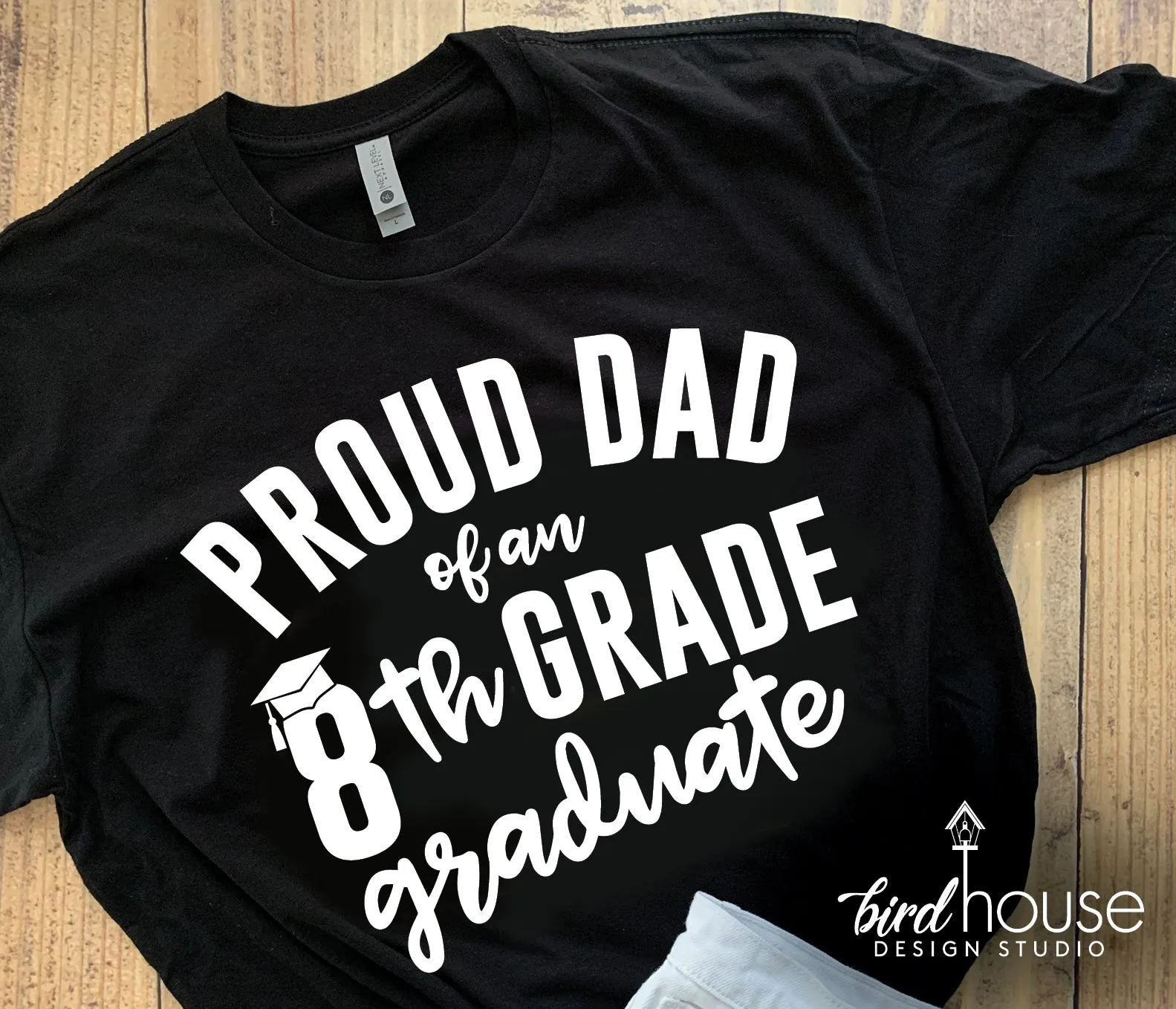 Proud FAMILY of an 8th Grade Graduate Shirt, 1 Color,